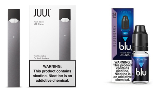 Vape Warning Label Examples